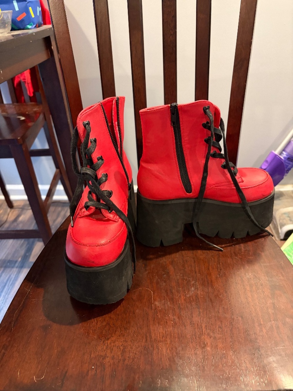 demonia platform boots